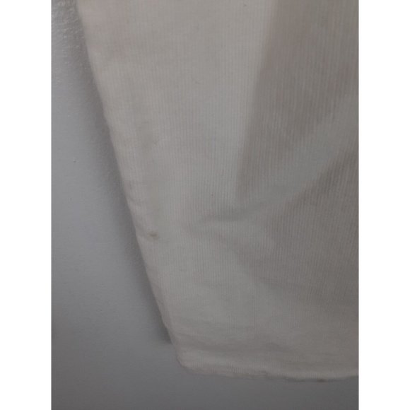 Chicos Womens Ivory White Ultimate Fit Slim Leg Corduroy Jeans Mid Rise S - Picture 14 of 16